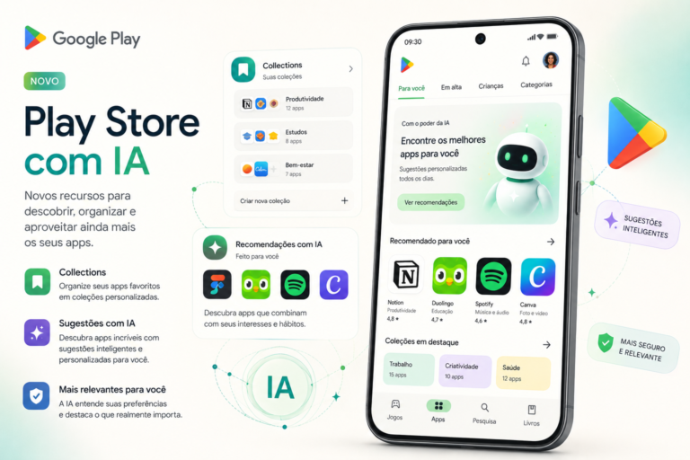 Android Recebe Atualização de Junho com IA na Play Store e Novos Recursos de Segurança