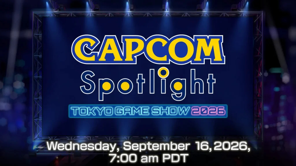 ALT sugerido: "Capcom Spotlight Tokyo Game Show 2026