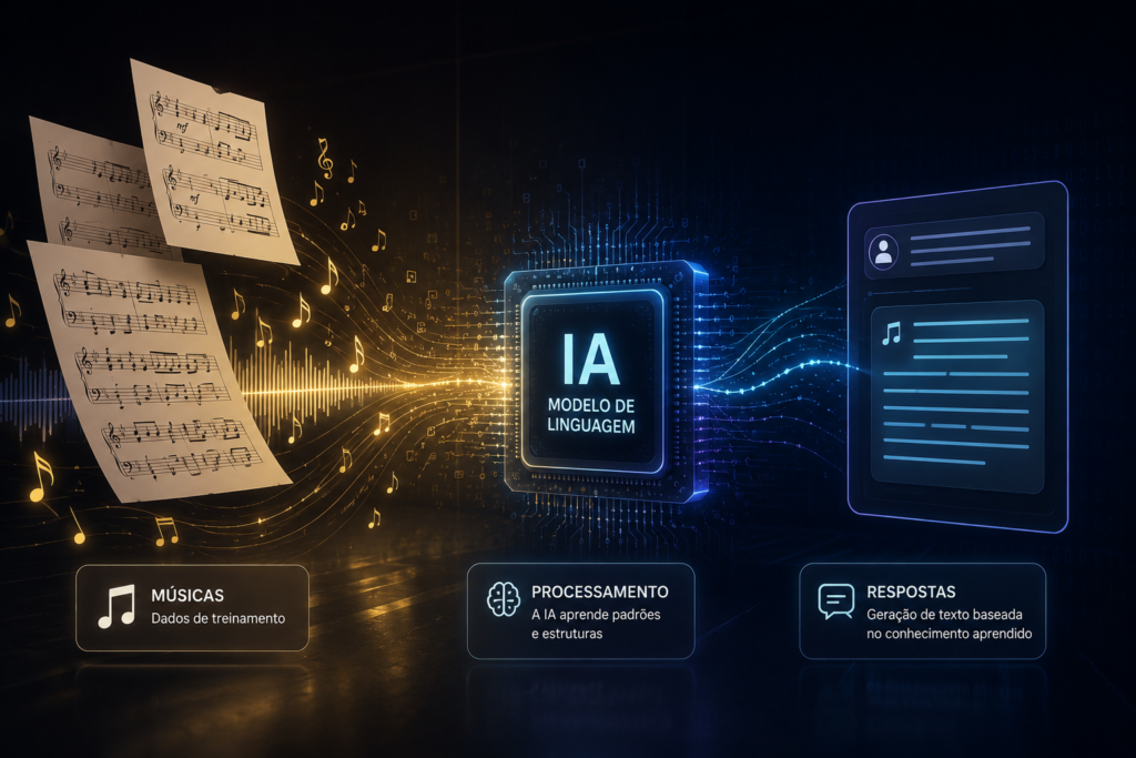 Uso de músicas protegidas para treinar modelos de inteligência artificial